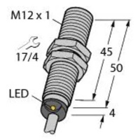 Turck Sensor bündig PNP, Wechsler Bi2-EM12-VP6X 7M