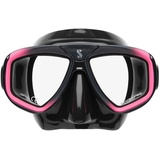 Scubapro Zoom-Maske, Schwarz/Rosa, Atemregler für Kaltwasser, Unisex, Erwachsene, Schwarz/Pink, Einheitsgröße