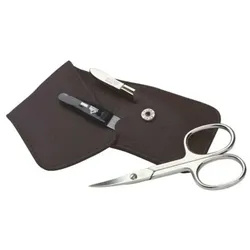 Erbe-Manicure Taschenetui braun