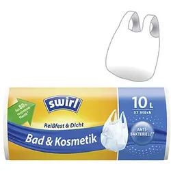 swirl® Kosmetikbeutel 4341 10,0 l weiß, 37 St.