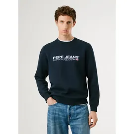 Pepe Jeans Sweatshirt »MATTHEW CREW«, mit Label-Print auf der Brust Pepe Jeans dulwich blue