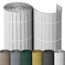 Noor Sichtschutzmatte PVC 1 x 3 m weiß