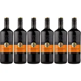 HXM - Rotwein, Dornfelder Halbtrocken Qualitätswein Rheinhessen (6 x 1 l)
