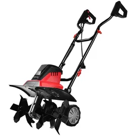 Costway Elektro Bodenhacke, Bodenfraese Gartenfraese 6 Hackmesser 1500w | 22cm Arbeitstiefe | 43cm Arbeitsbreite 400 U/m