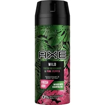Axe Wild Fresh Bergamot Pink Pepper Deodorant Bodyspray 3 x 150 ml