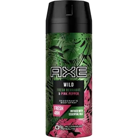 Axe Wild Fresh Bergamot Pink Pepper Deodorant Bodyspray 3 x 150 ml