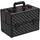 Yaheetech Schminkkoffer schwarz Kosmetikkoffer Alu Werkzeugkoffer Nagel Koffer Beauty Case 34,7 x 22,2 x 25 cm