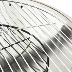 vidaXL 2-in-1 Feuerstelle und Grill mit Schürhaken 56x56x49 cm : Farbe - Silber, Material - Edelstahl