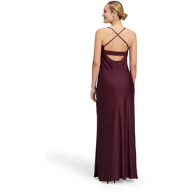 Vera Mont Abendkleid Wasserfallausschnitt Rot 42