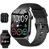 Smartwatch Herren Damen, 1,96" HD Smartwatch 2026 mit Telefonfunktion, Smart Watch Fitnessuhr 113+ Sportmodi, IP68 Wasserdicht, Sportuhr mit Herzfrequenz Schlafmonitor Schrittzähler, für Android iOS