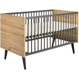 Schardt Baby-/Kinderzimmer-Set Morris Oak 3-teilig Artisan/Anthrazit