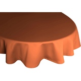 Wirth Tischdecke WIRTH "NEWBURY" Tischdecken Gr. B/L: 120 cm x 160 cm, oval, orange (terrakotta) Tischdecken oval
