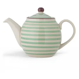 Bloomingville Patrizia Teekanne Grün, Steingut, 1200 ml Inhalt, Spülmaschinengeeignet – 24xH16 cm