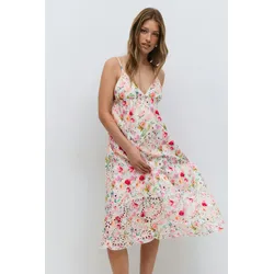 Gina Tricot - Broderie anglais dress - blumenkleider - Rosa - 38 - Dame - Rosa - 38