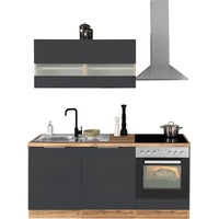 Kochstation Küchenzeile »KS-Luhe«, 180 cm breit, wahlweise mit oder
