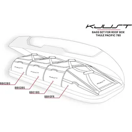 Kjust 4-teiliges Dachboxtaschen-Set für Thule Pacific 780