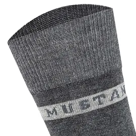 Mustang Socken-Sets 6er Pack Grau/Schwarz 43-46