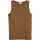 s.Oliver Geripptes Top Braun XL