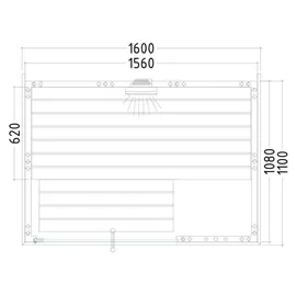 Harvia Alaska Mini Infra+ Massivsauna
