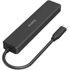 Hama 00200117 USB-C-Hub, Multiport, 5 Ports, 3x USB-A, USB-C, HDMITM