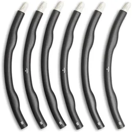 Matchu Sports Fitness Hula Hoop Reifen Gymnastikreifen 1,5 kg 100 cm Schwarz
