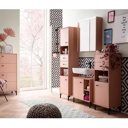Tchibo - Spiegelschrank »Smash« - 63,5x17,5x72,5cm - apricot - Holz / Metall / Glas