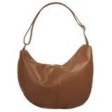 Samantha look Shopper echt Leder, Made in Italy braun