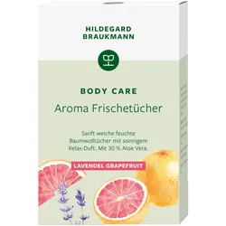 Body Care Aroma Frischetücher Lavendel Grapefruit