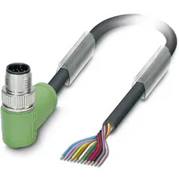 Phoenix Contact 1554827 Sensor-/Aktor-Steckverbinder, konfektioniert M12 Stecker, gewinkelt 3.00