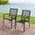 avestar Gartenstuhl 2er Set 2 x 56 x 56 x 85 cm schwarz