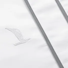 Möve Bettwäsche, Weiß, Grau, Textil, 200x200 cm, Schlaftextilien, Bettwäsche, Bettwäsche