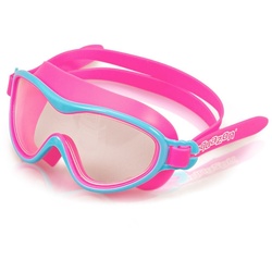 AQUAZON Taucherbrille WAVE Junior Kinder Schwimmbrille, Schnorchelbrille, 3-7 Jahre blau|rosa
