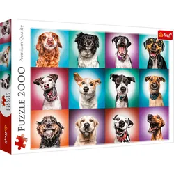 Trefl Puzzle Lustige Hunde Portr„ts 2000 Teile (2000 Teile)