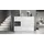 Vladon Highboard 153 x 123 x 37 cm Grau Hochglanz