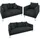 s-style möbel 3-2-1 Garnitur Chenille 3-Sitzer + 2-Sitzer + Sessel Grau
