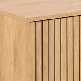 Actona Jaipur TV-Lowboard 177 x 40 cm Braun Metall/Stahl/MDF/Melamin