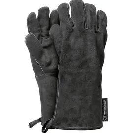 Feuermeister Grillhandschuh Größe 10 Leder Schwarz