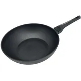 Michelino Wokpfanne in Schwarz geeigent für alle Herdarten ø28 cm ergonomischer Griff