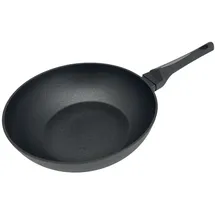 Michelino Wokpfanne in Schwarz geeigent für alle Herdarten ø28 cm ergonomischer Griff