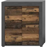 xonox Highboard 80 x 88 x 35 cm Schwarz