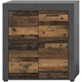 xonox Highboard 80 x 88 x 35 cm Schwarz
