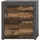 xonox Highboard 80 x 88 x 35 cm Schwarz