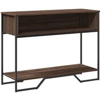 VidaXL Konsolentisch Braun Eichen-Optik 100x35x74,5 cm Holzwerkstoff