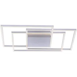 LED-Deckenleuchte, stahl, warmweiße Lichtfarbe, inkl. Dimmfunktion, modern