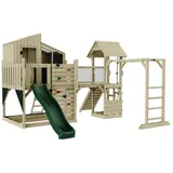OUTDOORTOYS Spielturm Ludvig Dunkelgrün Holz