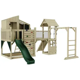 OUTDOORTOYS Spielturm Ludvig Dunkelgrün Holz