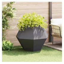 vidaXL Pflanzkübel 100 x 100 x 80 cm Schwarz