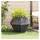 vidaXL Pflanzkübel 100 x 100 x 80 cm Schwarz