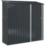 vidaXL Gartenhaus 2,04 x 0,73 m Anthrazit