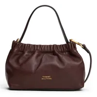 Tommy Hilfiger Umhängetasche Leder Rich Walnut
